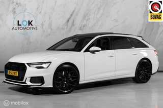 Hoofdafbeelding Audi A6 Audi A6 Avant 55 TFSI quattro S-line|PANO|HUD|B&O|LED|TREKHAAK|
