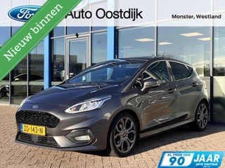 Ford Fiesta 1.0 EcoBoost ST-Line 100PK Winterpack Navi Parkeersensoren Achter Climate Carplay Privacy Glass *Sportief