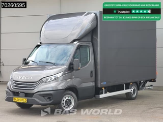 Iveco Daily 35S21 BPM VRIJ! 3.0L Laadklep Automaat Zijdeur 210PK Bakwagen ACC LED Airco 3,5t Trekgewicht D'Hollandia CarPlay Euro6 Meubelbak Koffer Airco