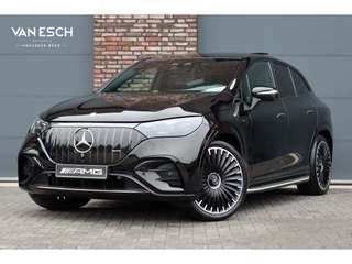 Mercedes-Benz EQE SUV AMG 43 4MATIC Premium 91 kWh | Hyperscreen | Luchtvering | Achterasbesturing | Distronic+ | Carbon | Burmester | Trekhaak | Warmtepomp | Verwarmd Stuurwiel | HUD | Panoramadak |