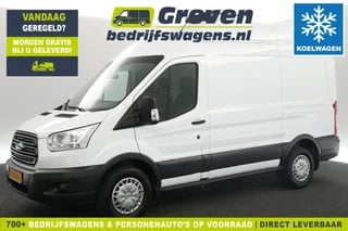 Ford Transit 350 2.2 TDCI L2H2 155PK 2800KG Trekgew. Koelwagen Airco Cruise PDC Koelauto 3 Persoons Elektrpakket