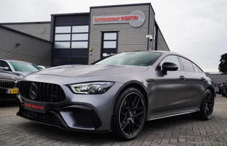 Hoofdafbeelding Mercedes-Benz AMG GT Mercedes-Benz AMG GT 4-Door Coupe AMG 43 4MATIC+ Premium Plus | Schuif/kanteldak | Burmester | LED | Designo Matte grey | 360 cam