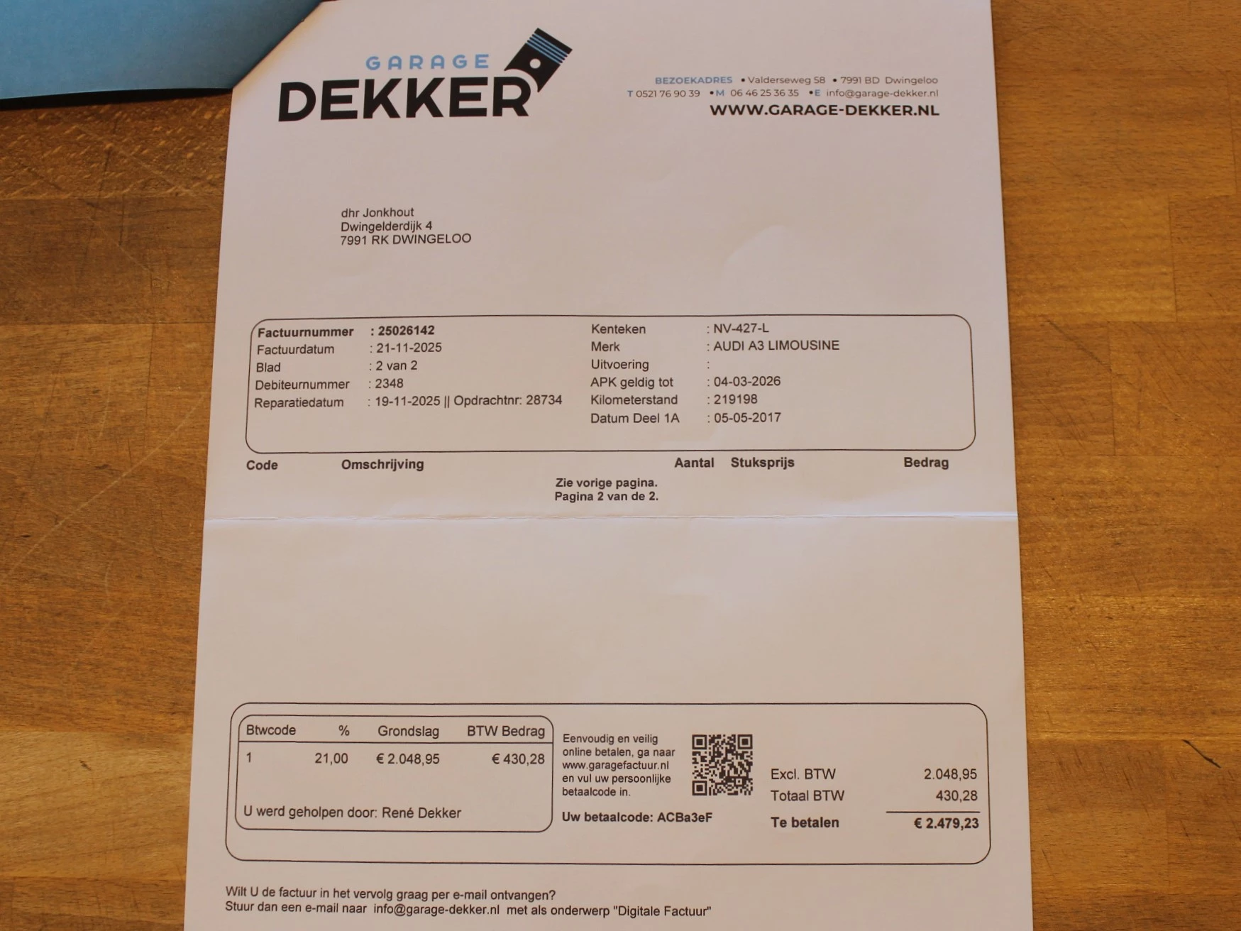 Hoofdafbeelding Audi A3