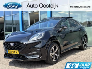 Ford Puma 1.0 EcoBoost Hybrid ST-Line 125PK Automaat NIEUW MODEL!! Panodak Afn. Trekhaak Winterpack MATRIX-LED Elek. Achteklep Adaptieve Cruise SYNC4 Keyless Navi Privacy Glass *Full Options*