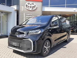 Toyota PROACE Long Worker Dubbel Cabine PROFESSIONAL 75KWH ELECTRIC NU INCL. € 18000,- VOORDEEL!! APPLE/ANDROID STOEL/STUURVERW NAVI CAMERA KEYLESS LM-VELGEN BLISS 2X SCHUIFDEUR