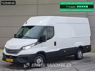 Hoofdafbeelding Iveco Daily Iveco Daily 35S21 BPM VRIJ! 3.0L Automaat 210PK L2H2 3,5t Trekhaak ACC LED Airco Camera Parkeersensoren Tacho CarPlay Euro6 L2 12m3 Airco Trekhaak