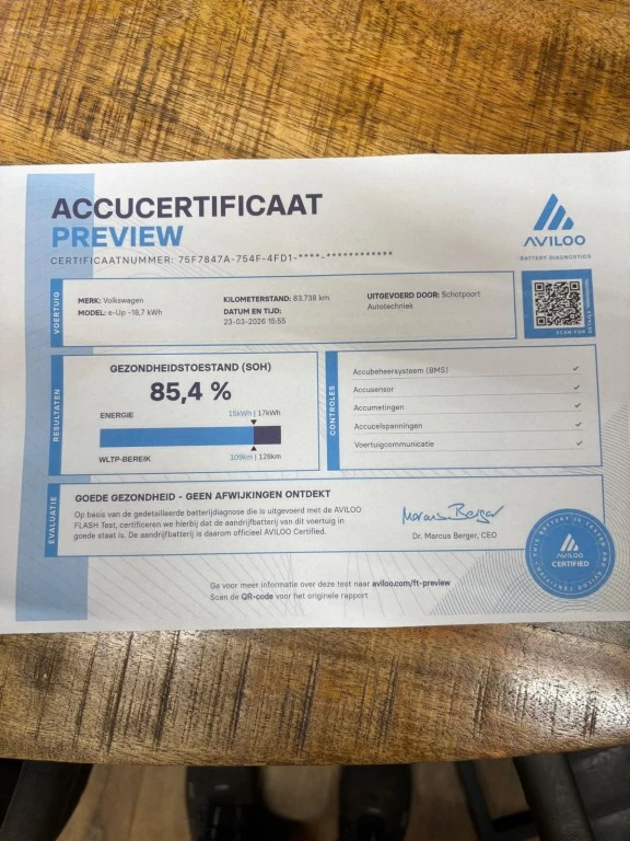 Hoofdafbeelding Volkswagen e-up!