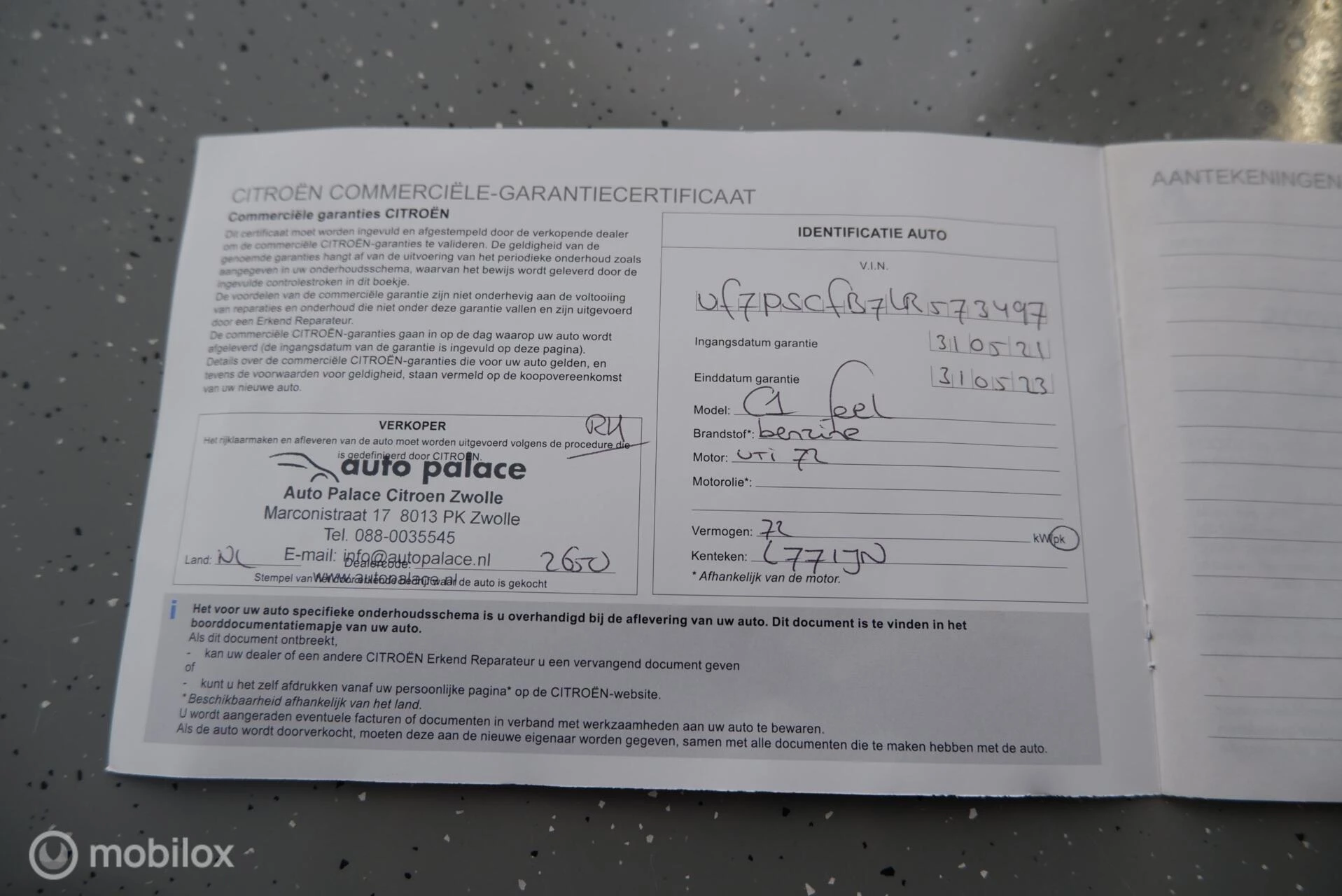 Hoofdafbeelding Citroën C1