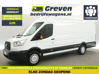 Hoofdafbeelding Ford Transit Ford Transit 350 2.2 TDCI L4H3 155PK 2800kg Trekgew. Airco LED Cruise PDC 3 Persoons Schuifdeur