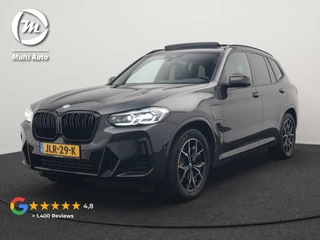 BMW X3 xDrive30e M Sport FACELIFT Plug In Hybrid 293pk Dealer O.H. PHEV | Panodak | Laser LED | Head Up | 360 Camera | Lederen Sportstoelen Memory & Verwarmd | Apple Carplay | Sfeerverlichting | Stuur Verwarmd | Keyless | Blis | Navigatie | Virtual | DAB |