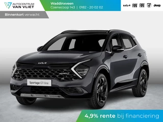 Kia Sportage 1.6 T-GDi Plug-in Hybrid AWD GT-PlusLine | Levering Juni | CarPlay | Stoelkoeling | Stoel-/stuurverwarming | Schuif-/kanteldak | PDC | LED | Navi | Camera | 19''