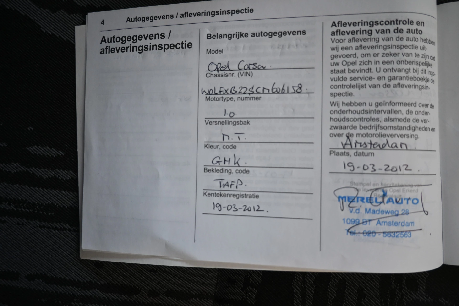 Hoofdafbeelding Opel Agila
