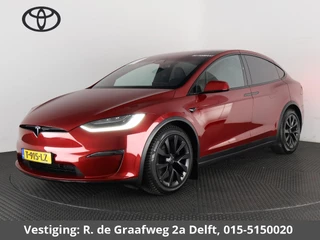 Hoofdafbeelding Tesla Model X Tesla Model X Dual Motor AWD 100 kWh 670 PK! | Navigatie | Leder |