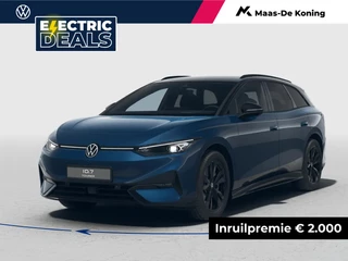 Hoofdafbeelding Volkswagen ID.7 Volkswagen ID.7 Tourer Limited Edition 77 kWh accu 286 PK · Draadloze telefoonlader · Achteruitrijcamera · Multifunctioneel stuurwiel ·