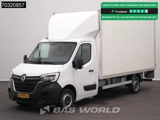 Renault Master 145PK Laadklep Bakwagen LED Navi Airco Cruise Euro6 Meubelbak Koffer Airco Cruise control