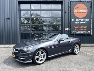 Mercedes SLK-klasse 250 AUT. AMG PAKKET|PANORAMADAK|NEKVERWARMING|HARMAN KARDON|LEDEREN BEKLEDING|STOELVERWARMING