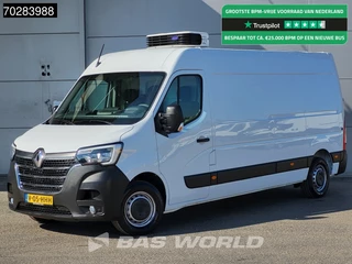 Renault Master 135PK Koelwagen Vrieswagen Carrier Xarios 200 -18 LED Airco Cruise Euro6 Koel Koeler Kühl Kühlwagen Vries Vriezer Frigo 9m3 Airco Cruise control