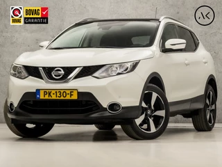 Nissan QASHQAI 1.2 N-Connecta (PANORAMADAK, NAVIGATIE, 360 CAMERA, TREKHAAK, GETINT GLAS, SPORTSTOELEN, KEYLESS, PARKEERSENSOREN, CRUISE, NIEUWSTAAT)