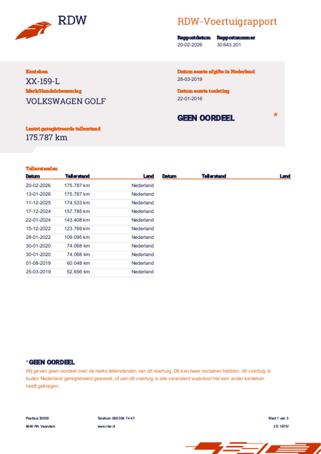 Hoofdafbeelding Volkswagen Golf