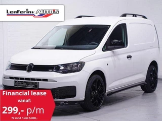 Hoofdafbeelding Volkswagen Caddy Volkswagen Caddy 1.5 TSI 115 pk BENZINE Black&White Edition 19" LMV, Spoilers V+A, Airco, Bumpers in Kleur, Cruise Control, 2-Zits