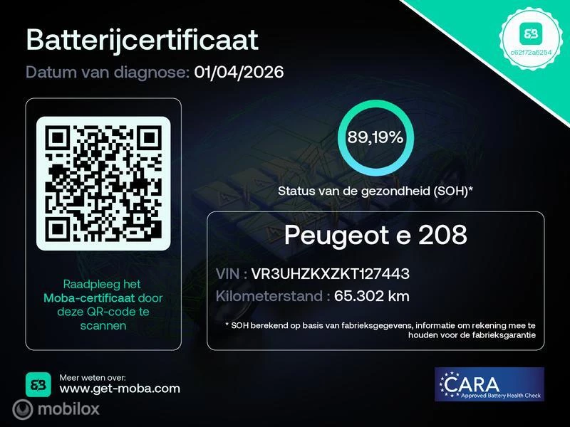 Hoofdafbeelding Peugeot e-208