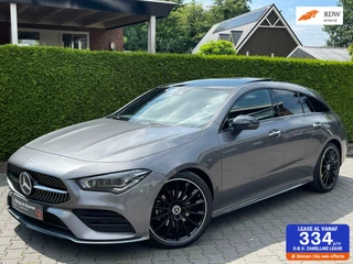 Mercedes CLA-klasse Shooting Brake 180 AMG Line Automaat | OPEN SCHUIF/KANTEL DAK | LEER/ALCANTARA BEKLEDING