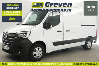 Renault Master T35 2.3 dCi L2H2 NIEUW | BPM Vrij | Airco Cruise Camera Navi 2xSchuifdeur 3 Persoons LED PDC Trekhaak