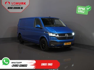 Volkswagen Transporter T6.1 2.0 TDI 150 pk L2 DSG Aut. Highline BPM VRIJ! Adapt.Cruise/ 19"LMV/ Spoiler/ Sidebars/ 2.5t Trekhaak/ Standkachel/ Stoelverw./ LED/ Carplay/ Navi/ Camera/ PDC/ Airco