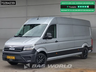 MAN TGE 3.180 Automaat 2025 Facelift L4H3 Trekhaak LED ACC Navi Airco Camera Parkeersensoren Euro6 L3H2 15m3 Airco Trekhaak