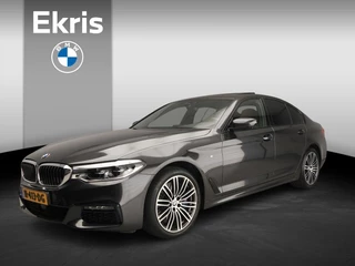 BMW 5 Serie Sedan 540i | M-Sportpakket | LED | Leder | Navigatie | Active cruise | Trekhaak | Schuifdak | Comfortzetels | DAB | Alu 19 inch