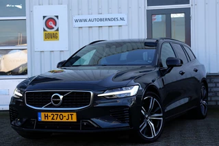 Volvo V60 2.0 T6 Twin Engine Plug in hybride PHEV AWD R-Design*NL-Auto*Perfect Onderh.*BTW*Elek. Trekhaak/ACC/Pilot Ass./Memorie/Dodehoek/Rijstrook/H&K/Stoelverw./Camera/Parkeersens.V+A/19 inch LM*