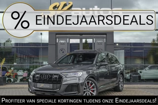 Audi Q7 60 TFSIe 455pk Competition Hybrid Panoramadak *BTW* Head-up Trekhaak elektrisch Leder Adaptive cruise DAB Carplay
