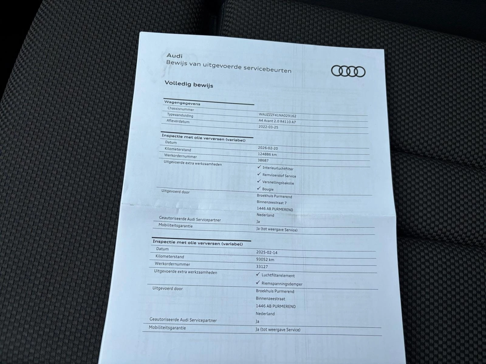 Hoofdafbeelding Audi A4