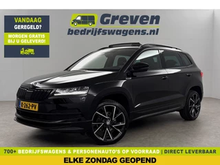 Škoda Karoq 1.5 TSI ACT 150PK Sportline Business DSG Pano Sfeer Trekhaak LED Virtual Camera Carplay Clima Cruise Navi PDC 19"LMV