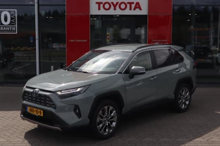Toyota RAV4 2.5 HYBRID AWD EXECUTIVE TREKHAAK APPLE/ANDROID STUUR/STOELVERW EL-ACHTERKLEP BSM PARK-SENSOREN KEYLESS MEMORY 1650KG-TREKGEWICHT