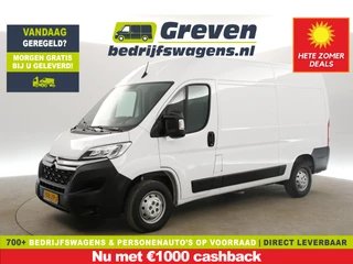 Citroën Jumper 2.2 BlueHDi L2H2 140PK Airco Cruise Navigatie PDC 3 Persoons Elektrpakket Schuifdeur