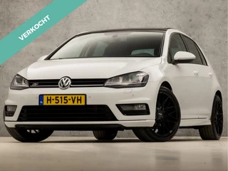 Volkswagen Golf 1.4 TSI R-Line Sport 150Pk Automaat (SCHUIFDAK, NAVIGATIE, CLIMATE, LEDER, STOELVERWARMING, SPORTSTOELEN, GETINT GLAS, PARKEERSENSOREN, MASSAGE, NIEUWE APK, NIEUWSTAAT)