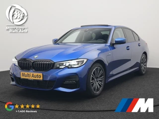 BMW 3 Serie 330e M Sport Plug In Hybrid 293pk Dealer O.H PHEV | Schuifdak | Camera | Trekhaak af Fabriek  | Blis | Alcantara Sportstoelen Memory & Verwarmd | Navigatie | Cruise Control | M Sportstuur | Sfeerverlichting |  Virtual | DAB |