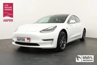 Hoofdafbeelding Tesla Model 3 Tesla Model 3 BWJ 11-2019 351PK Long Range 75 kWh | AWD | LEER | PANO DAK | STOELVERW | NAVI | CLIMA | 18'' LMV |