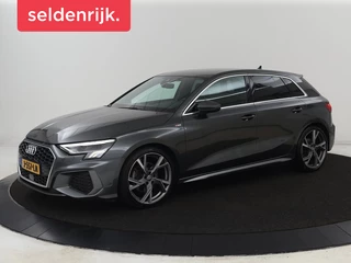 Audi A3 35 TFSI S edition | Stoelverwarming | Carplay | Navigatie | Half leder | Sportstoelen | Full LED | Audi Sound | Virtual Cockpit | Climate control | Parkeerhulp | DAB | Bluetooth | S Line