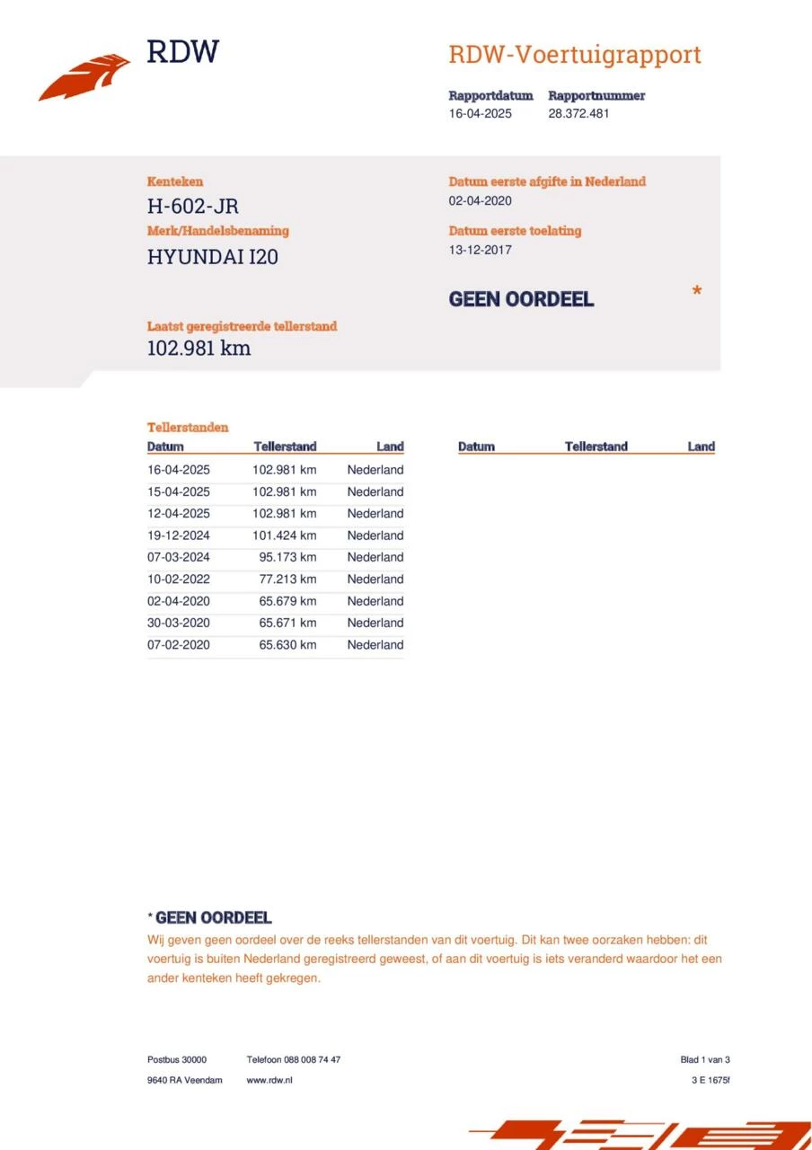 Hoofdafbeelding Hyundai i20