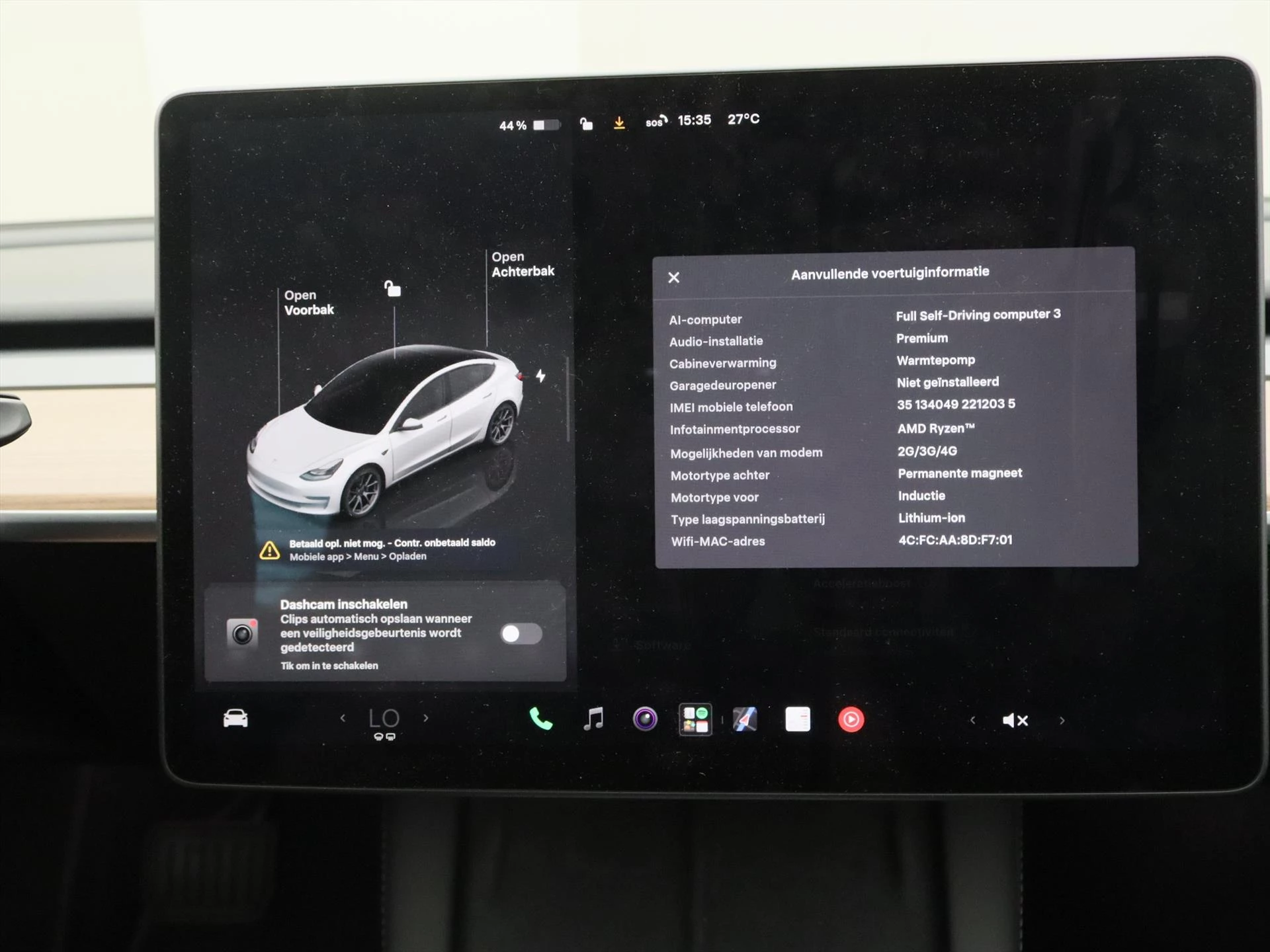 Hoofdafbeelding Tesla Model 3