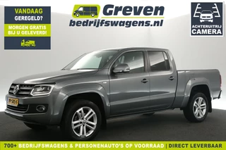 Volkswagen Amarok 2.0 TDI 4Motion 180PK 3200kg Trekgew. Dubbele Cabine Automaat Airco Camera Navi Cruise PDC 5 Pers LED 19''LMV Trekhaak