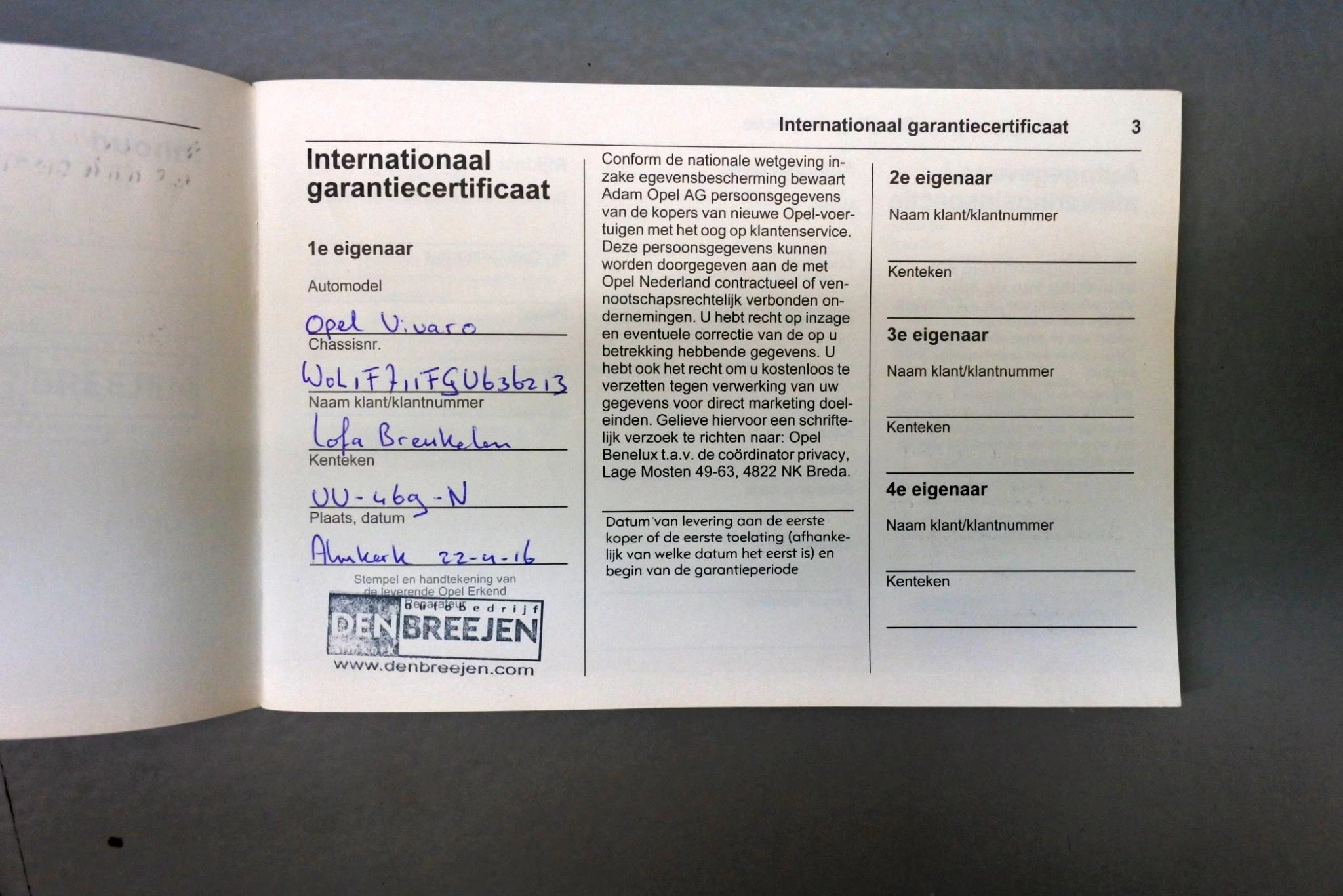 Hoofdafbeelding Opel Vivaro