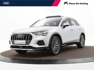 Hoofdafbeelding Audi Q3 Audi Q3 35 TFSI 150pk S-tronic Advanced edition · Panoramadak · Apple/Android Car Play · Trekhaak · Navigatie · P-Sensoren · Alarm · 19'' Inch ·