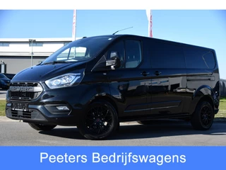 Ford Transit Custom 320 2.0 TDCI L2H1 Limited DC Black Edition Camera, Cruise, Carplay, 130pk, Stoelverwarming, 2 x Schuifdeur, Trekhaak, Multimedia, Automaat, Uniek!