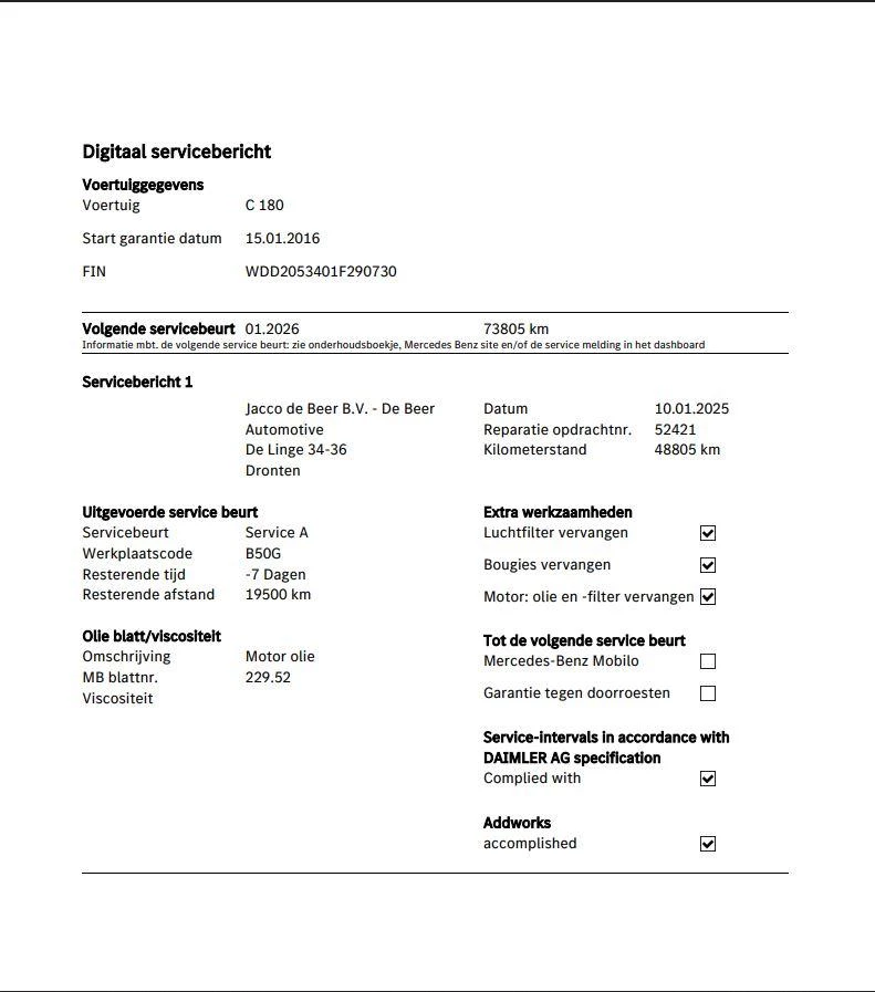 Hoofdafbeelding Mercedes-Benz C-Klasse