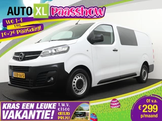 Opel Vivaro 2.0 145 PK L3 DC 6-Pers Trekhaak Betimmering Carplay Navi 