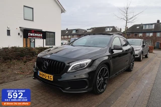 Mercedes GLA-klasse AMG 45 4MATIC 415PK PANORAMADAK|MEMORY|KEYLESS|CAMERA|CARPLAY|ZEER GOED ONDERHOUDEN