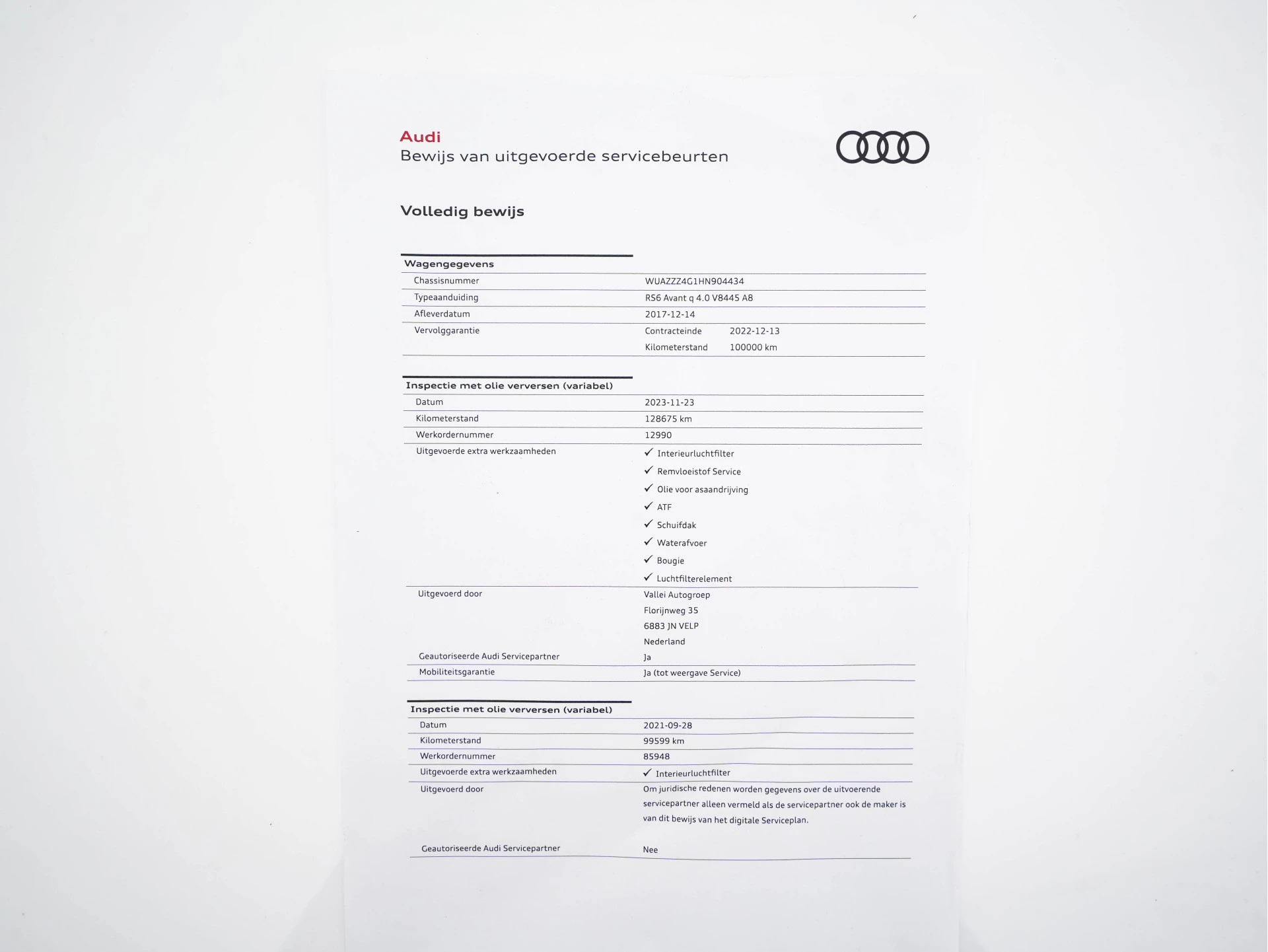 Hoofdafbeelding Audi RS6